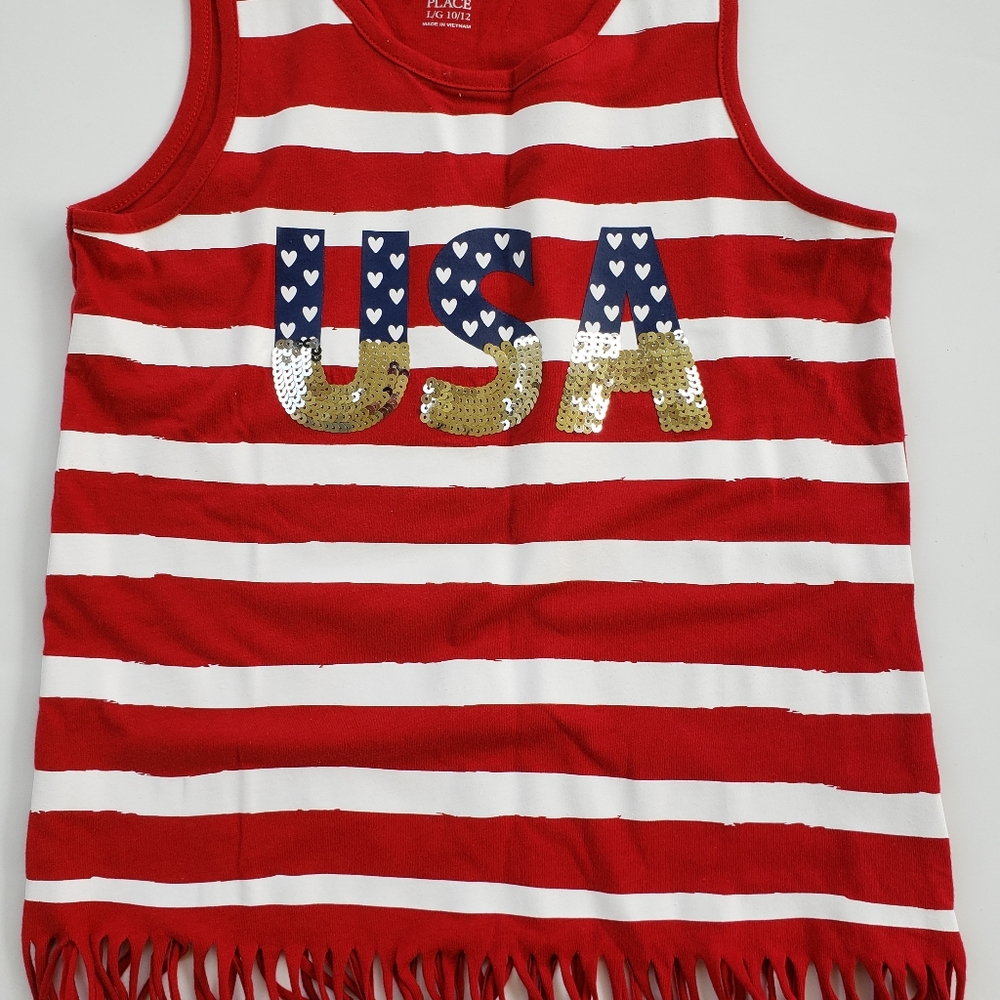 TCP Girls tank Size Large 10/12 USA NWT